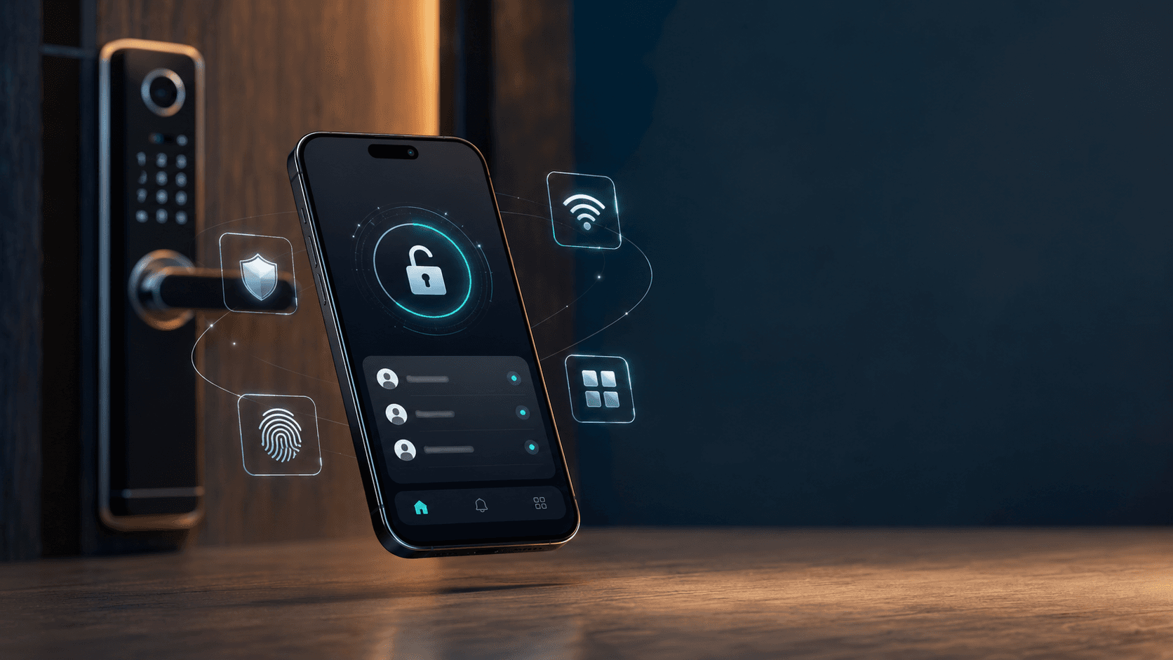 اپلیکیشن های مدیریت قفل هوشمند روی گوشی موبایل