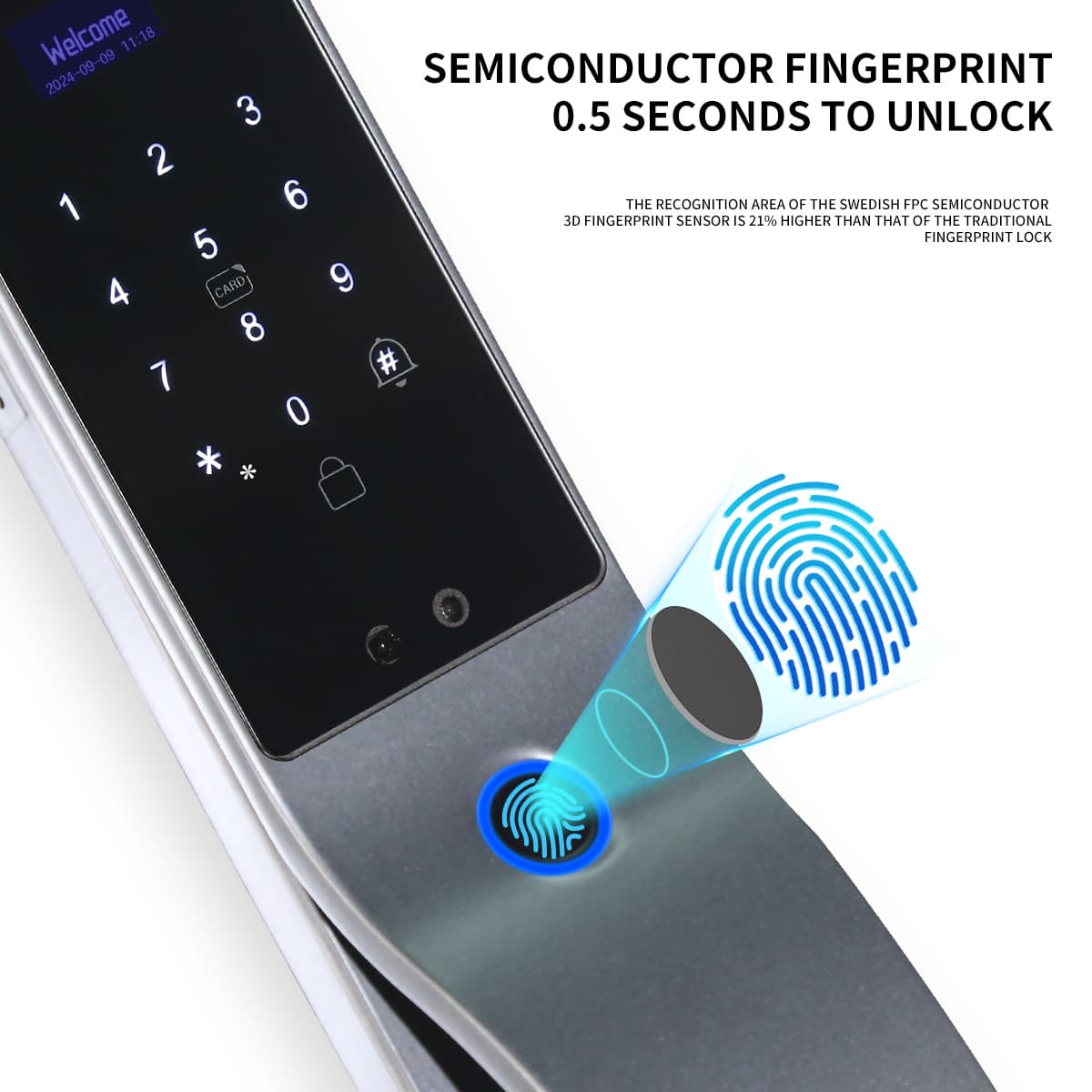 دستگیره هوشمند مدل DF17 تصویر 5