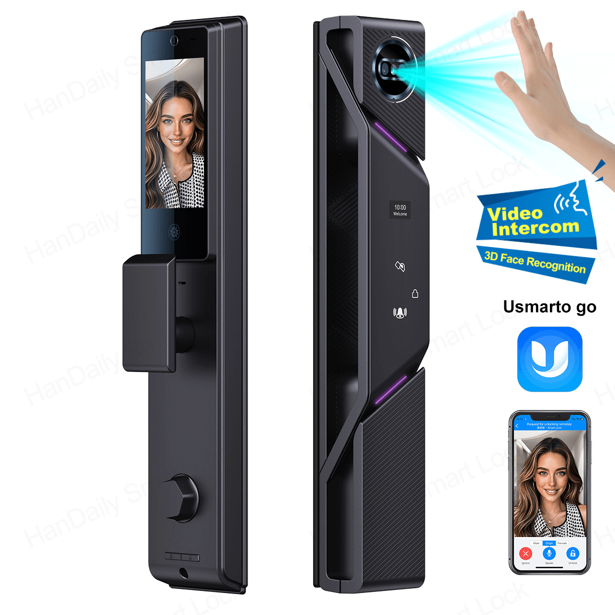 F8 قفل و دستگیره هوشمند کوبه مدل