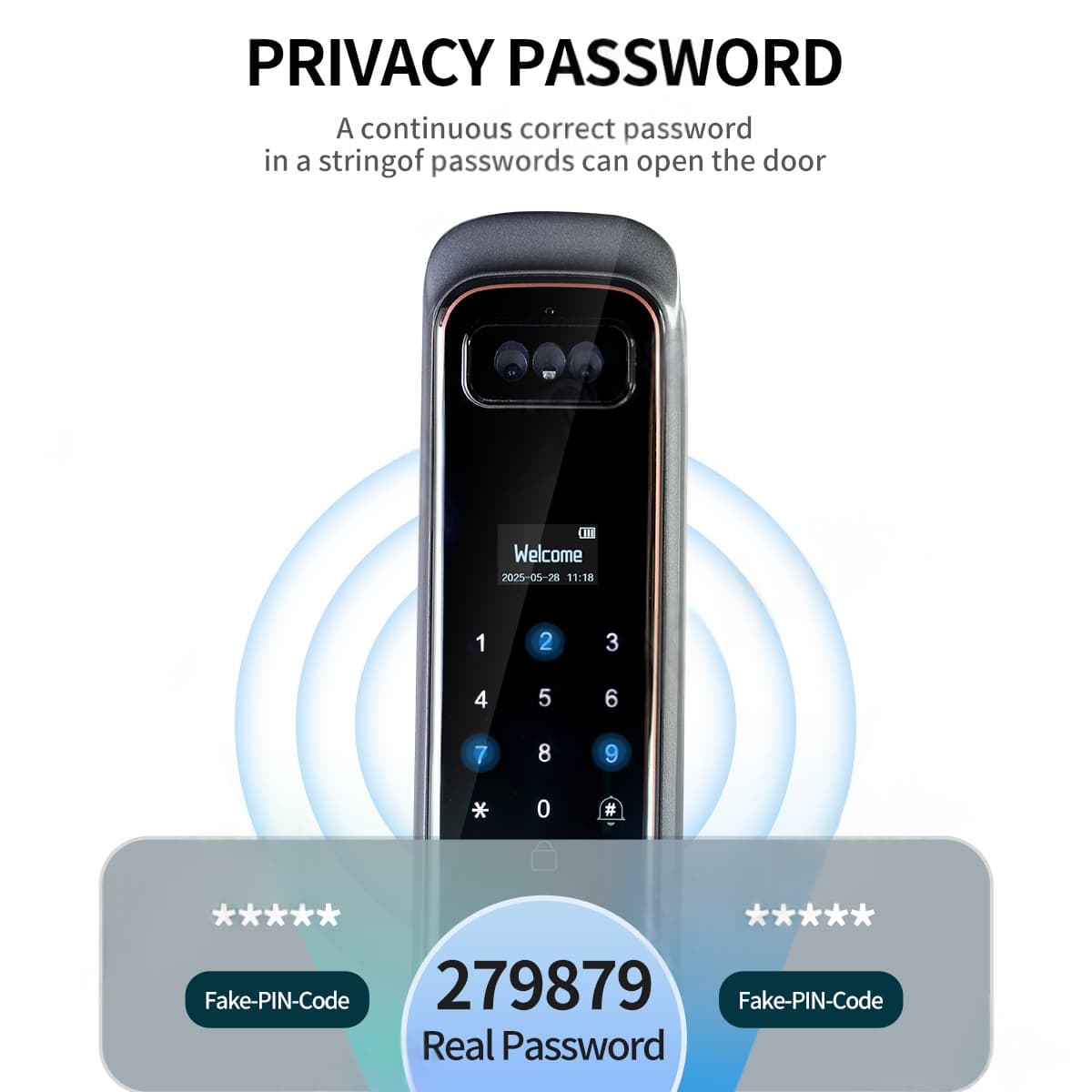 دستگیره هوشمند مدل H11 تصویر 4