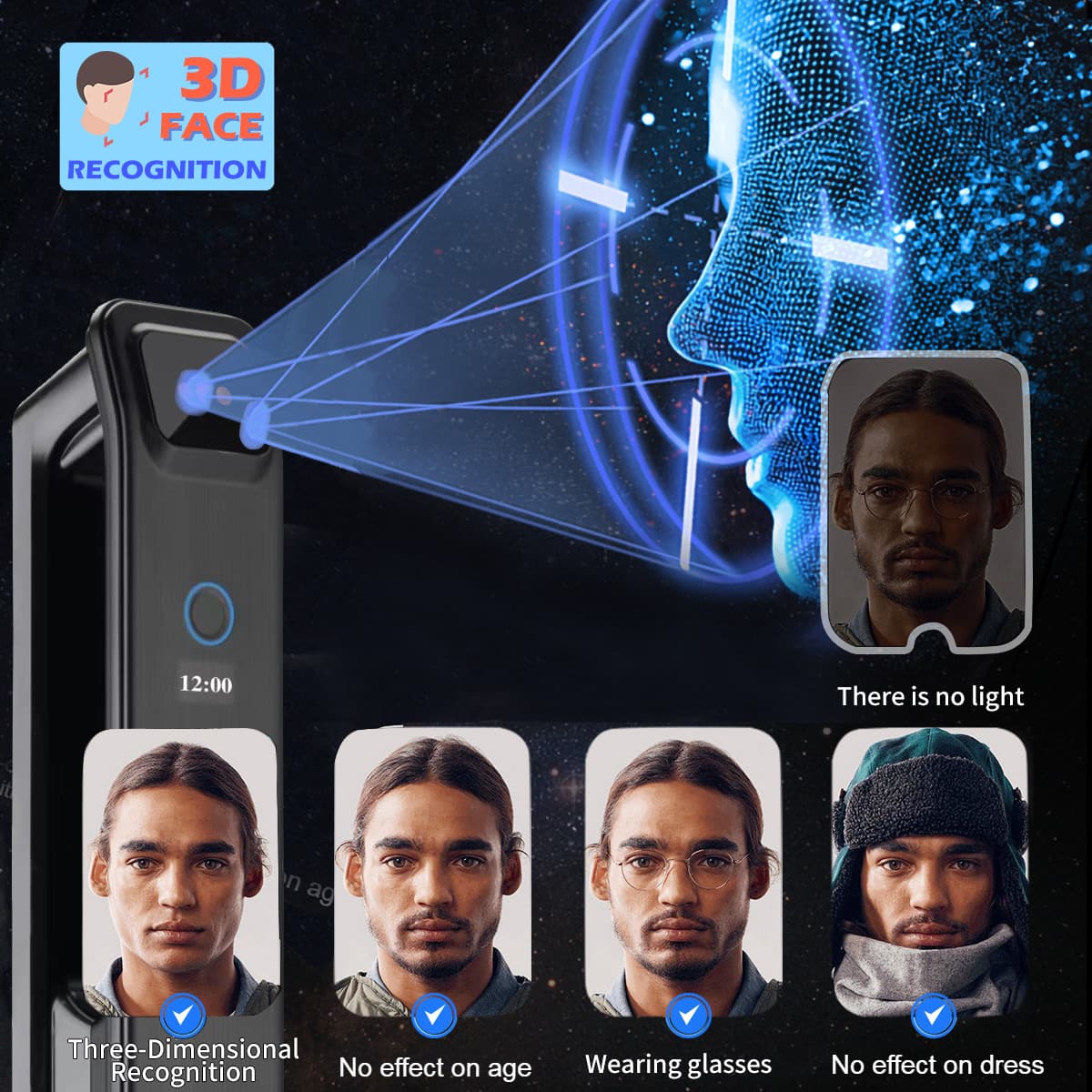 دستگیره هوشمند مدل RY09 تصویر 7